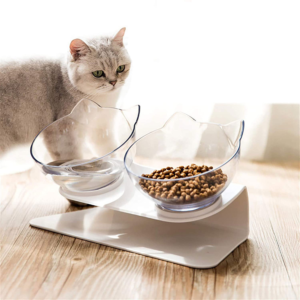 Elevated Non-Slip Double Pet Bowl